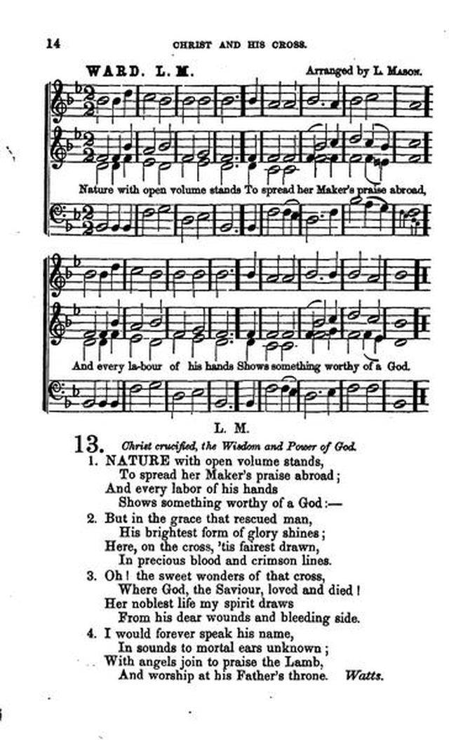 Christian Melodies: a selection of hymns and tunes designed for social and private worship in the lecture-room and the family (2nd ed.) page 13