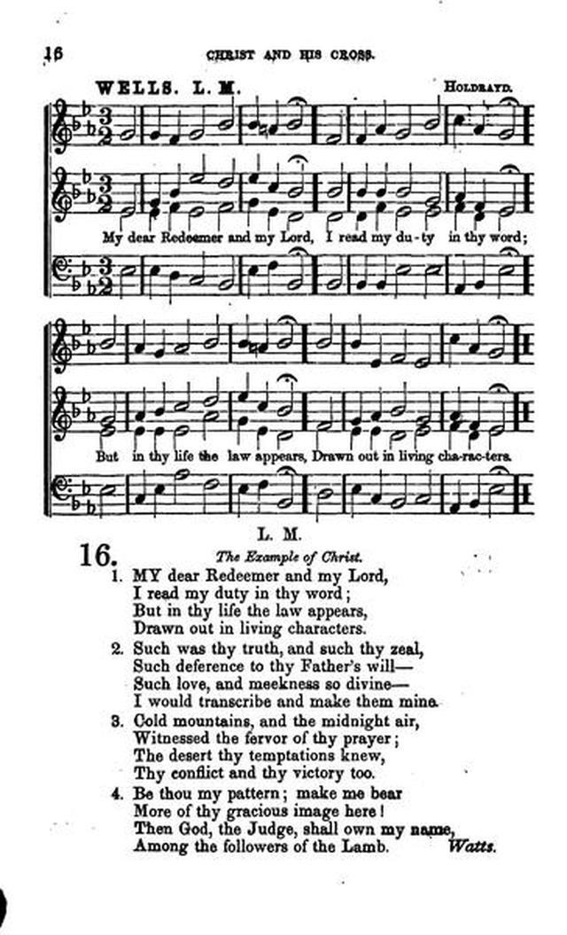 Christian Melodies: a selection of hymns and tunes designed for social and private worship in the lecture-room and the family (2nd ed.) page 15