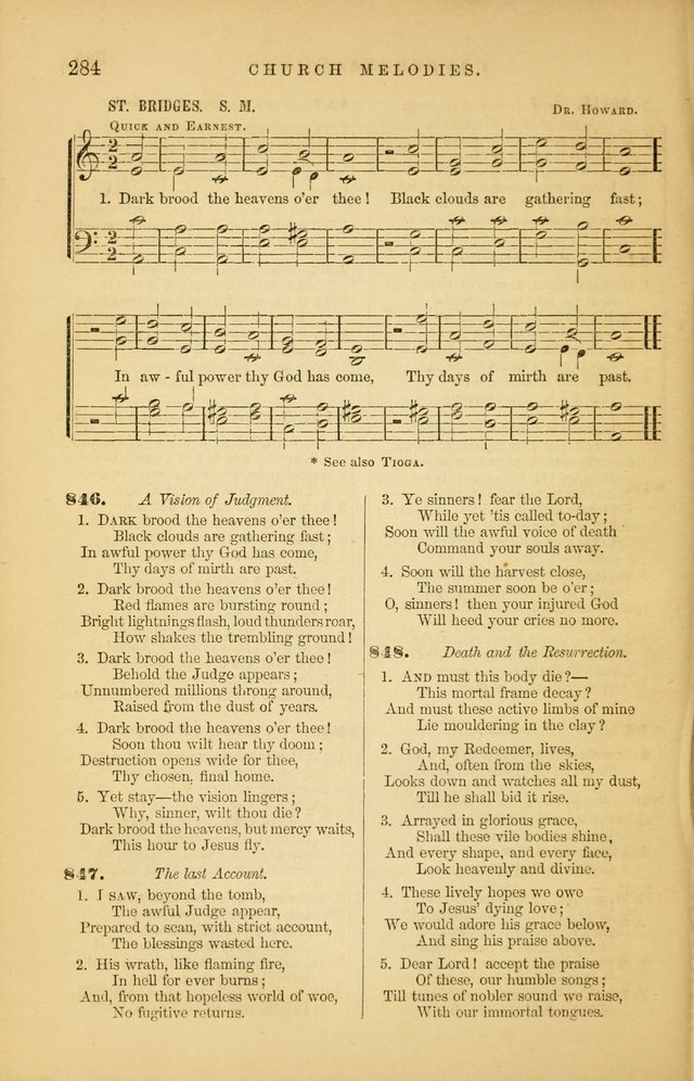 Church Melodies: collection of psalms and hymns, with appropriate music. For the use of congregations. page 286