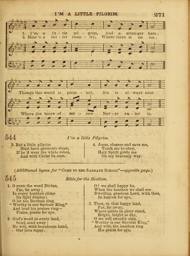 Cottage Melodies; a hymn and tune book, for prayer and social meetings and the home circle page 278