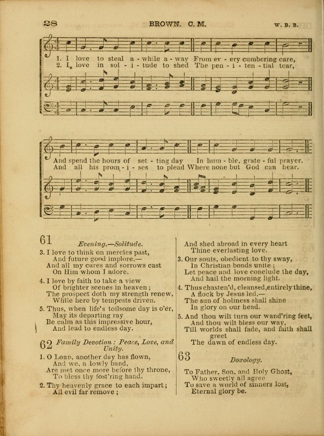 Cottage Melodies; a hymn and tune book, for prayer and social meetings and the home circle page 35