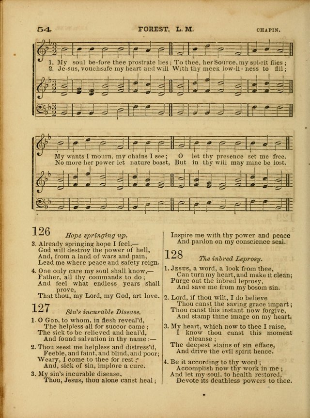 Cottage Melodies; a hymn and tune book, for prayer and social meetings and the home circle page 61