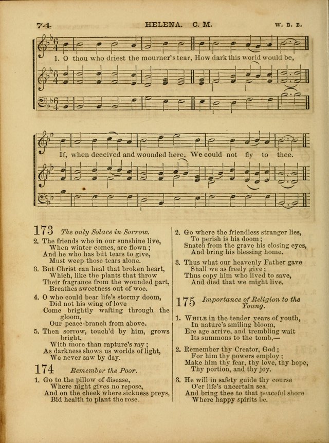 Cottage Melodies; a hymn and tune book, for prayer and social meetings and the home circle page 81