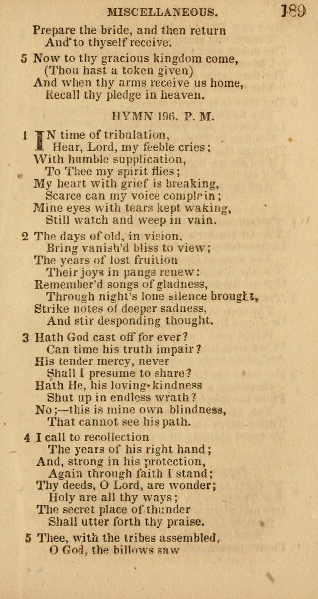 The Camp-Meeting Chorister: or, a collection of hymns and spiritual songs, for the pious of all denominations. To be sung at camp meetings, during revivals of religion, and on other occasions page 191