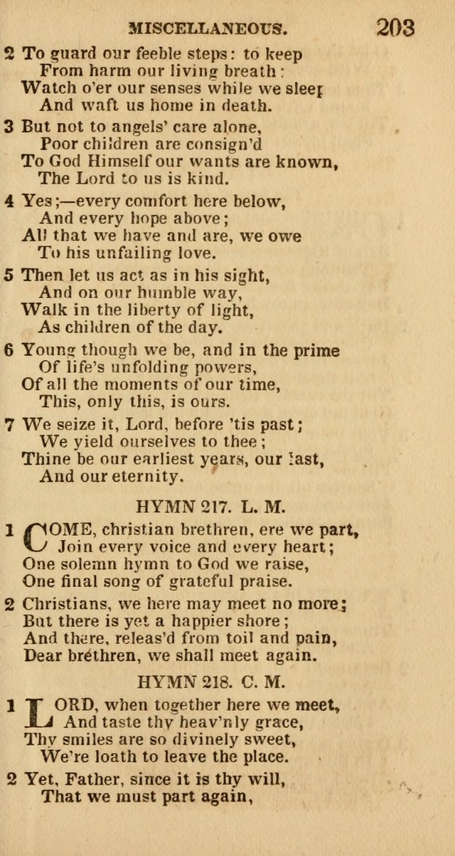 The Camp-Meeting Chorister: or, a collection of hymns and spiritual songs, for the pious of all denominations. To be sung at camp meetings, during revivals of religion, and on other occasions page 205