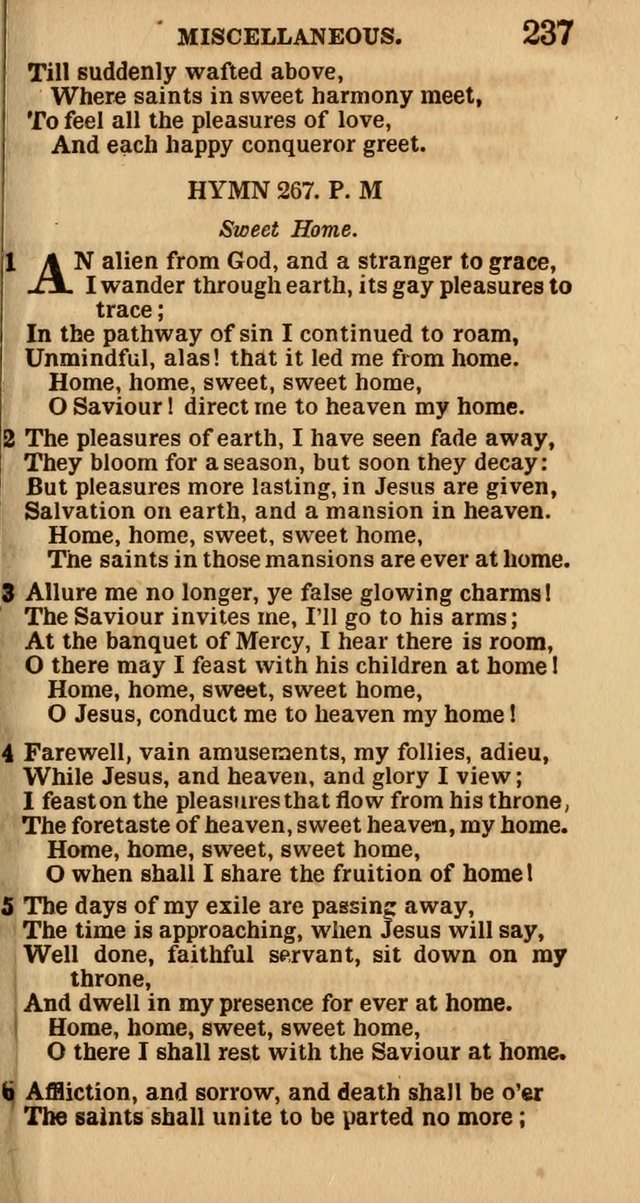 The Camp-Meeting Chorister: or, a collection of hymns and spiritual songs, for the pious of all denominations. To be sung at camp meetings, during revivals of religion, and on other occasions page 239