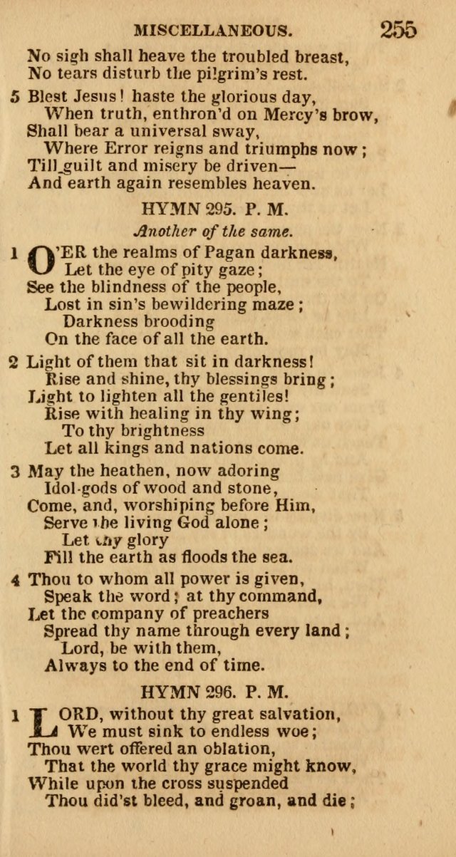 The Camp-Meeting Chorister: or, a collection of hymns and spiritual songs, for the pious of all denominations. To be sung at camp meetings, during revivals of religion, and on other occasions page 257