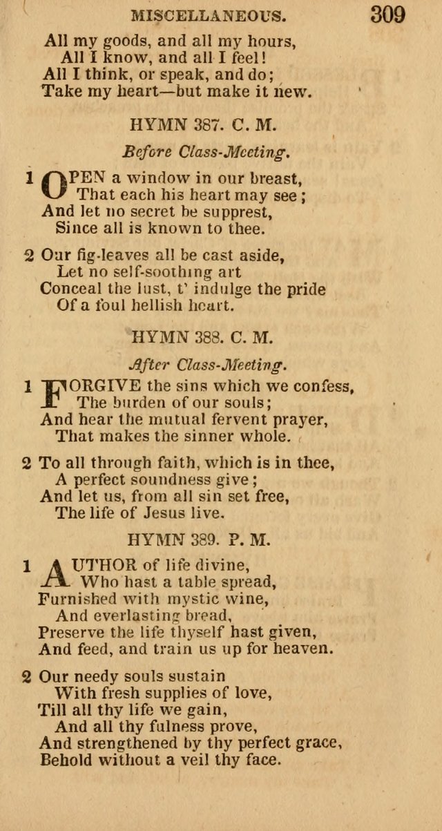 The Camp-Meeting Chorister: or, a collection of hymns and spiritual songs, for the pious of all denominations. To be sung at camp meetings, during revivals of religion, and on other occasions page 311