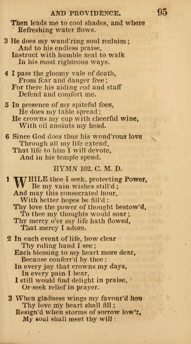 The Camp-Meeting Chorister: or, a collection of hymns and spiritual songs, for the pious of all denominations. To be sung at camp meetings, during revivals of religion, and on other occasions page 97