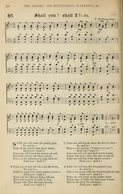 The Congregational Mission Hymnal: and Week-night service book page 108