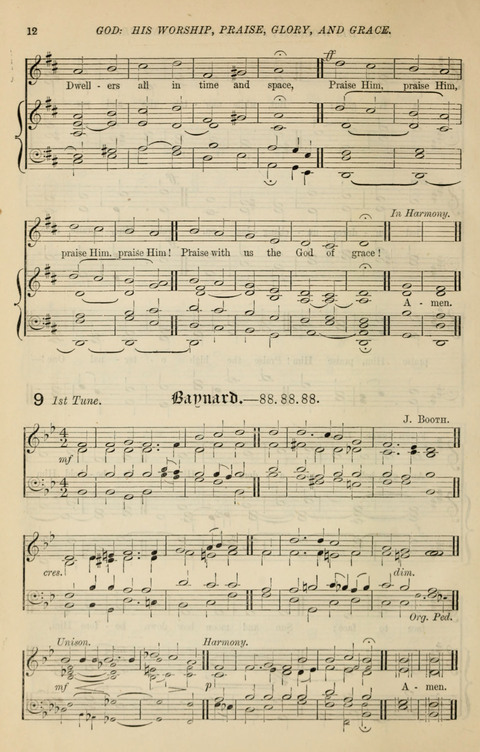 The Congregational Mission Hymnal: and Week-night service book page 12