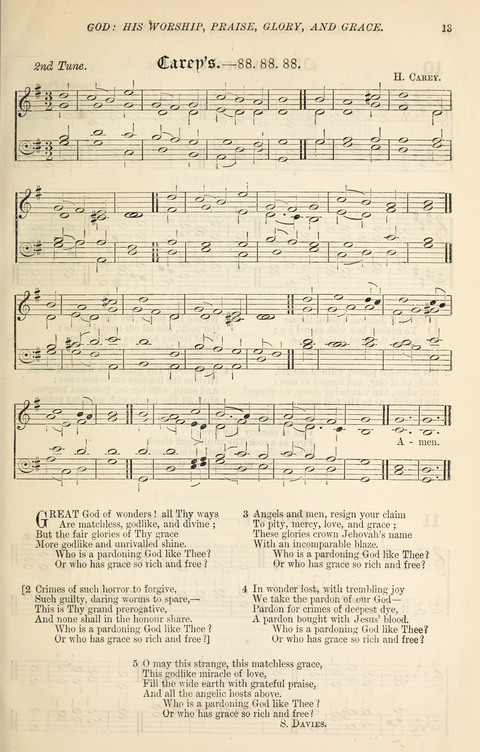 The Congregational Mission Hymnal: and Week-night service book page 13