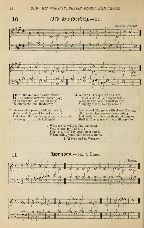 The Congregational Mission Hymnal: and Week-night service book page 14