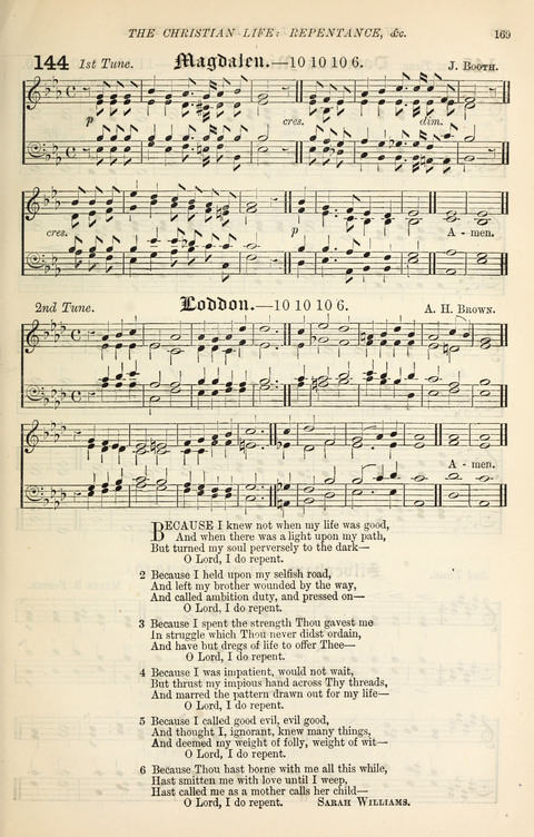 The Congregational Mission Hymnal: and Week-night service book page 163