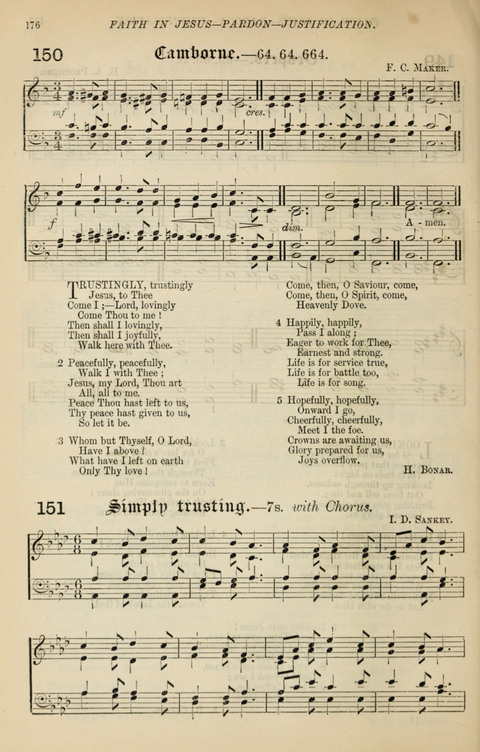The Congregational Mission Hymnal: and Week-night service book page 170