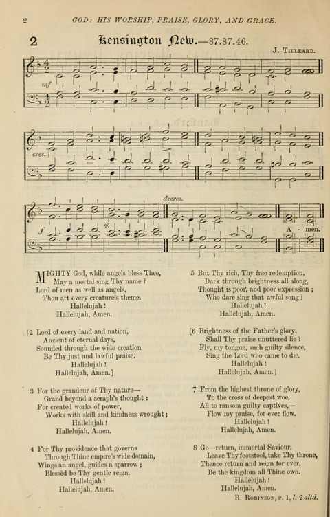 The Congregational Mission Hymnal: and Week-night service book page 2