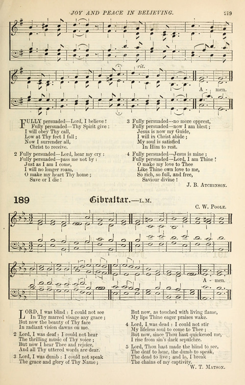 The Congregational Mission Hymnal: and Week-night service book page 213