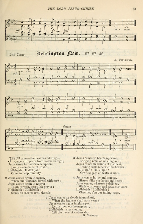 The Congregational Mission Hymnal: and Week-night service book page 25