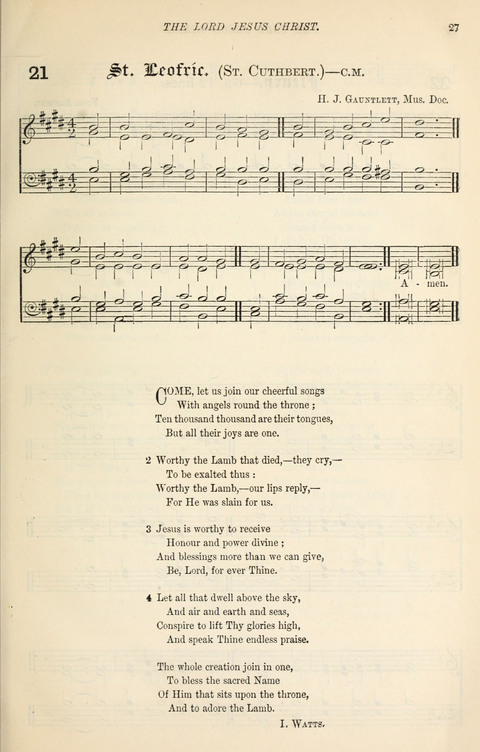 The Congregational Mission Hymnal: and Week-night service book page 27