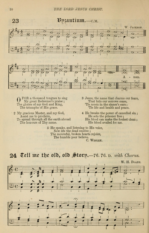 The Congregational Mission Hymnal: and Week-night service book page 30