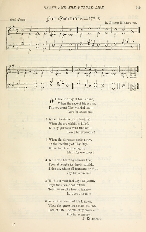 The Congregational Mission Hymnal: and Week-night service book page 309