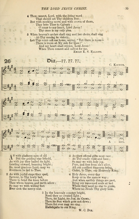 The Congregational Mission Hymnal: and Week-night service book page 35