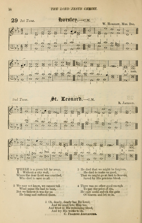 The Congregational Mission Hymnal: and Week-night service book page 38