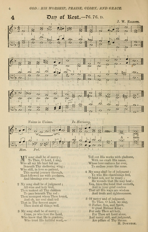The Congregational Mission Hymnal: and Week-night service book page 4