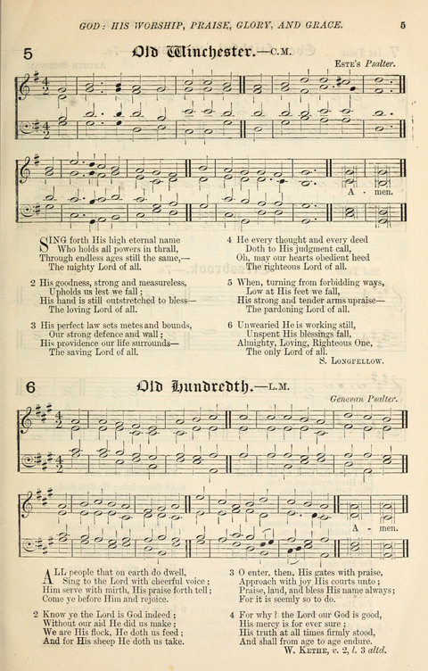 The Congregational Mission Hymnal: and Week-night service book page 5