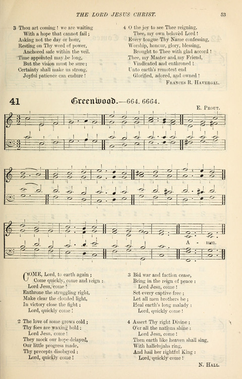 The Congregational Mission Hymnal: and Week-night service book page 51