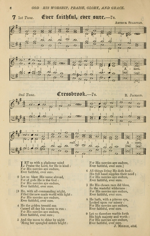 The Congregational Mission Hymnal: and Week-night service book page 6