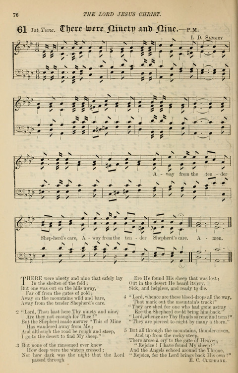 The Congregational Mission Hymnal: and Week-night service book page 74