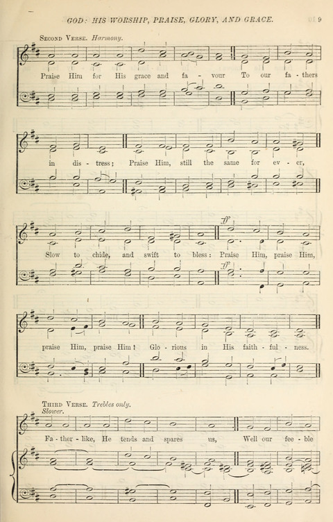 The Congregational Mission Hymnal: and Week-night service book page 9