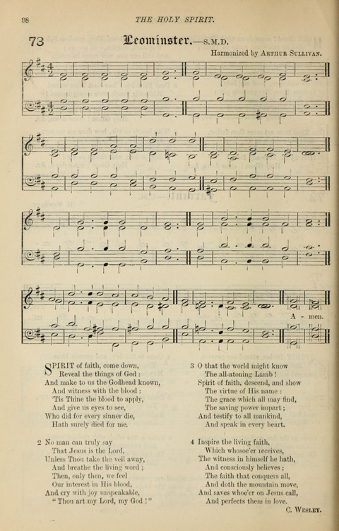 The Congregational Mission Hymnal: and Week-night service book page 96