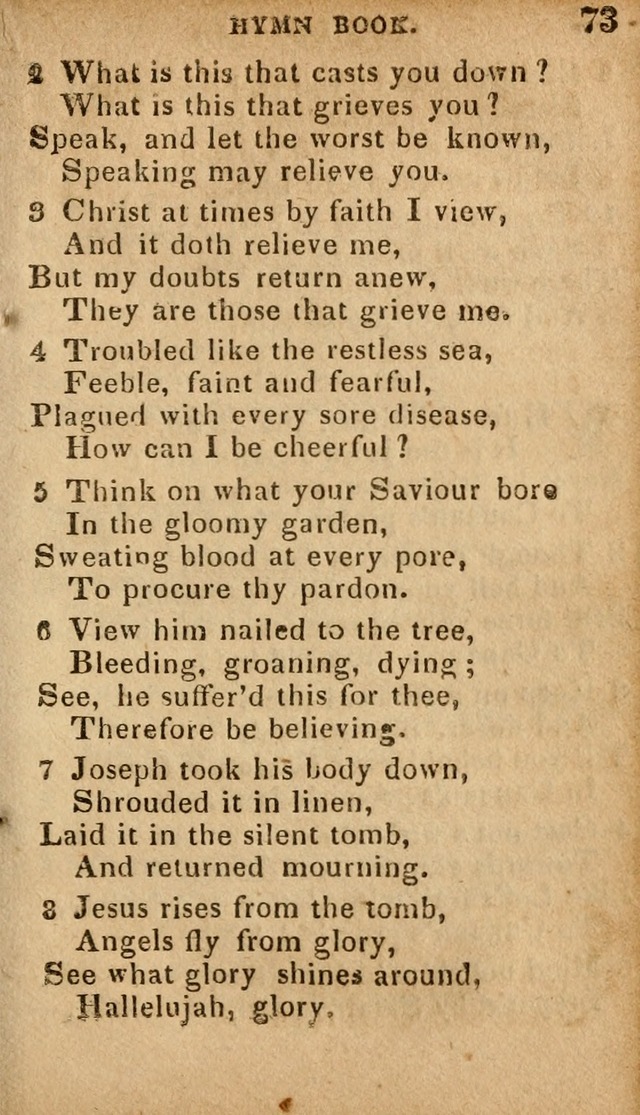 The Camp Meeting Hymn Book: containing the most approved hymns and spiritual songs Used by the Methodist Connexion in the United States page 75