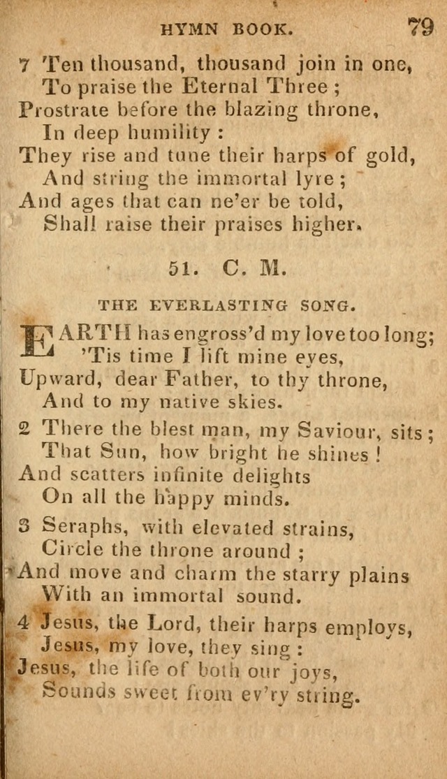 The Camp Meeting Hymn Book: containing the most approved hymns and spiritual songs Used by the Methodist Connexion in the United States page 81