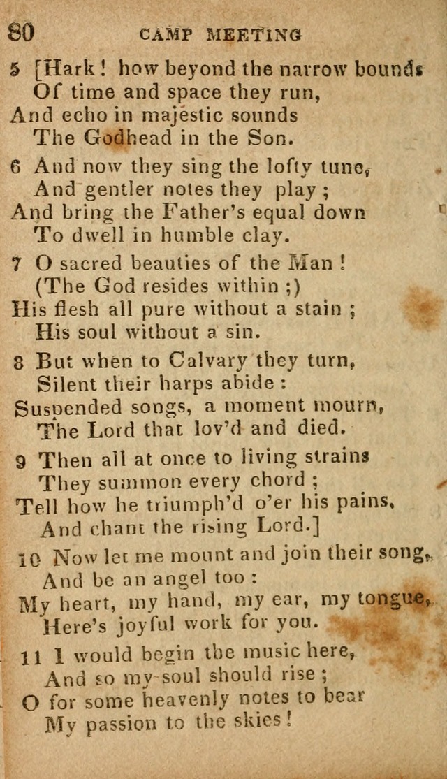 The Camp Meeting Hymn Book: containing the most approved hymns and spiritual songs Used by the Methodist Connexion in the United States page 82