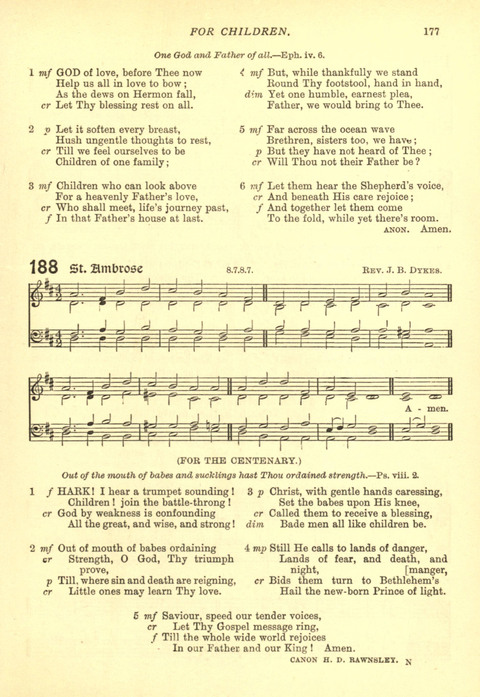The Church Missionary Hymn Book page 175