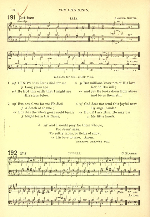 The Church Missionary Hymn Book page 178