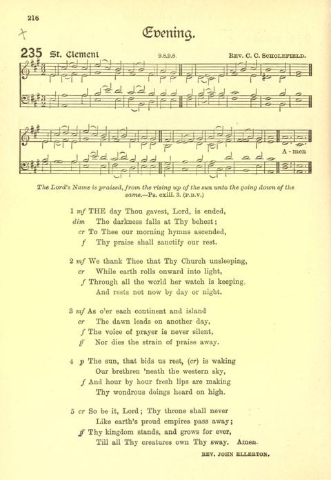 The Church Missionary Hymn Book page 214