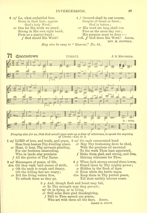 The Church Missionary Hymn Book page 65