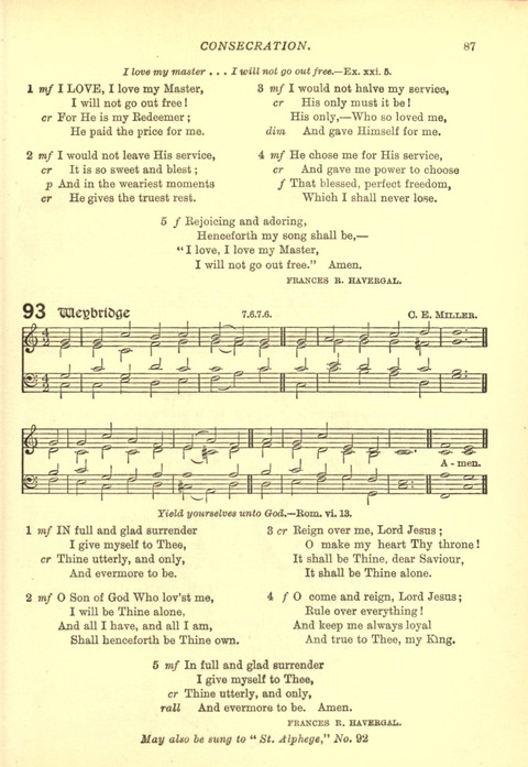 The Church Missionary Hymn Book page 85