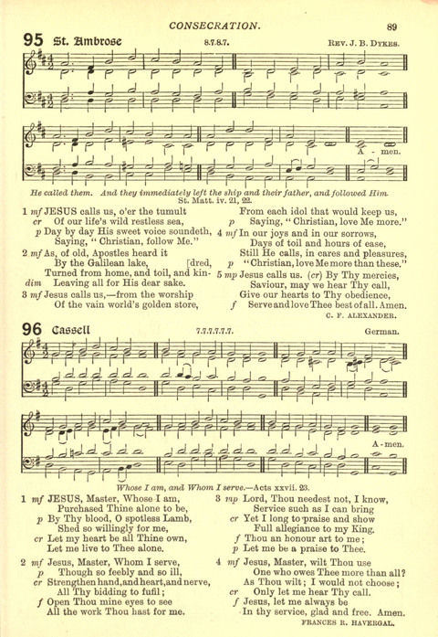 The Church Missionary Hymn Book page 87