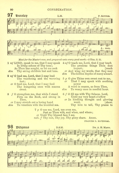 The Church Missionary Hymn Book page 88