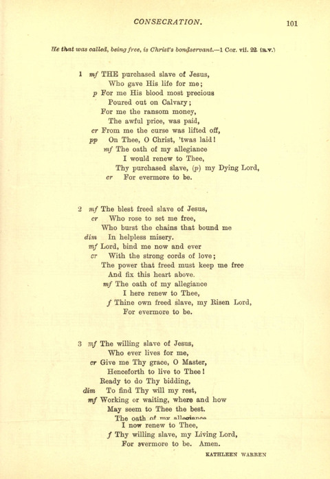 The Church Missionary Hymn Book page 99