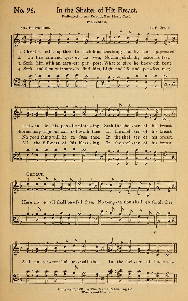 Christian Melodies: the new song book, for church, evangelistic, Sunday-school and Christian endeavor services page 104