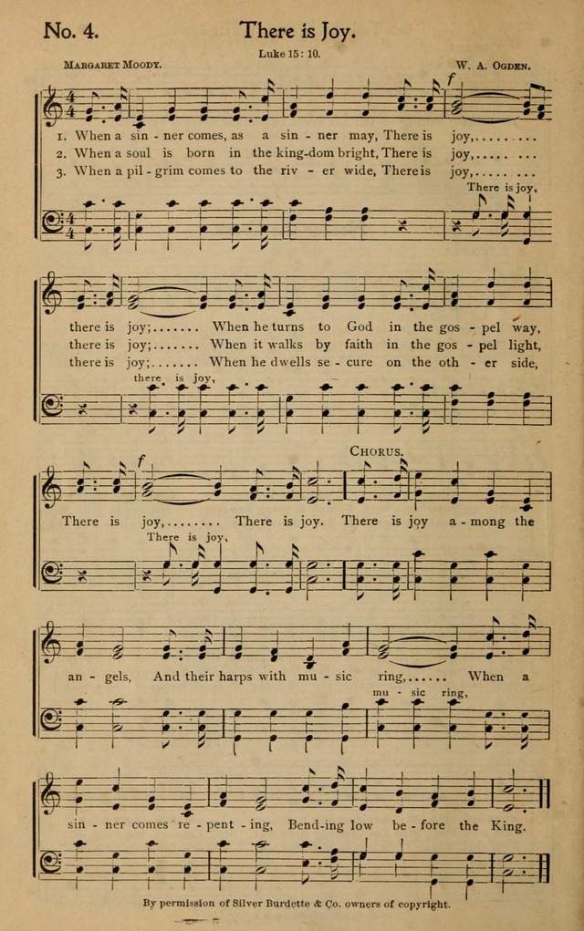 Christian Melodies: the new song book, for church, evangelistic, Sunday-school and Christian endeavor services page 11