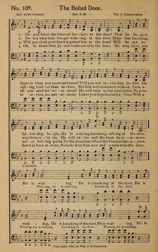 Christian Melodies: the new song book, for church, evangelistic, Sunday-school and Christian endeavor services page 117