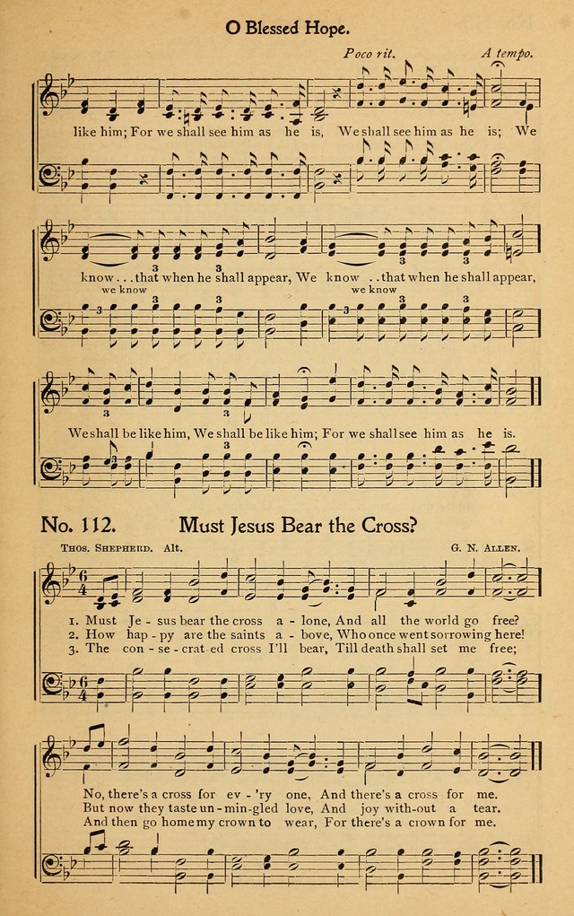 Christian Melodies: the new song book, for church, evangelistic, Sunday-school and Christian endeavor services page 120