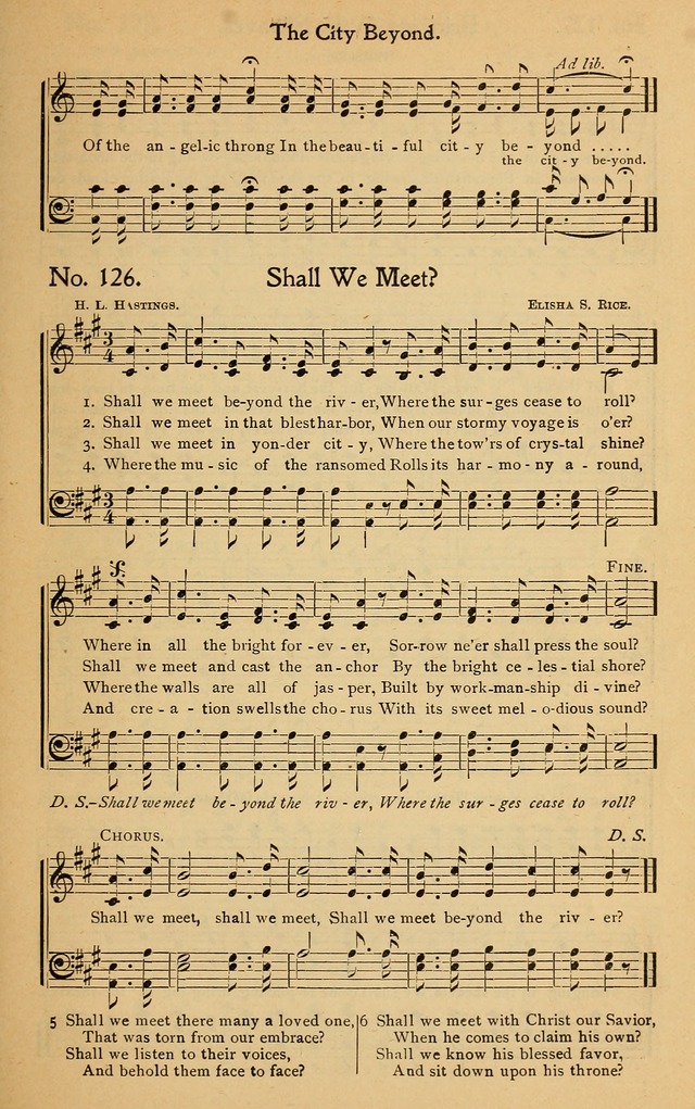 Christian Melodies: the new song book, for church, evangelistic, Sunday-school and Christian endeavor services page 134